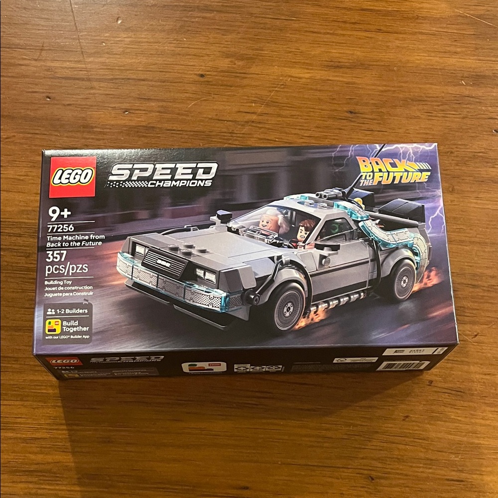 Lego 77256 Back To The Future Delorean Speed Champions new in box with Doc Marty